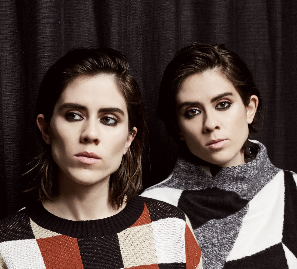 Tegan & Sara like a smokey eye, patterned sweaters and lots of different podcasts.
