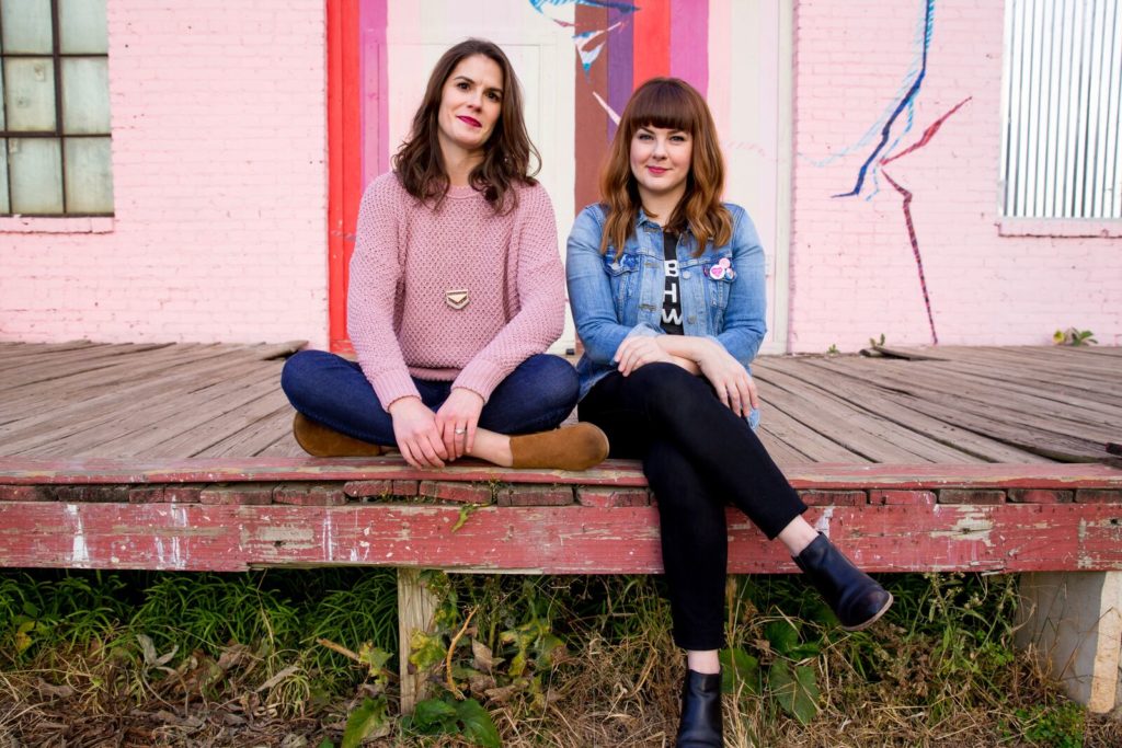 Cristen Conger (L) and Caroline Ervin unpack what it means to be unladylike in their newest podcast.